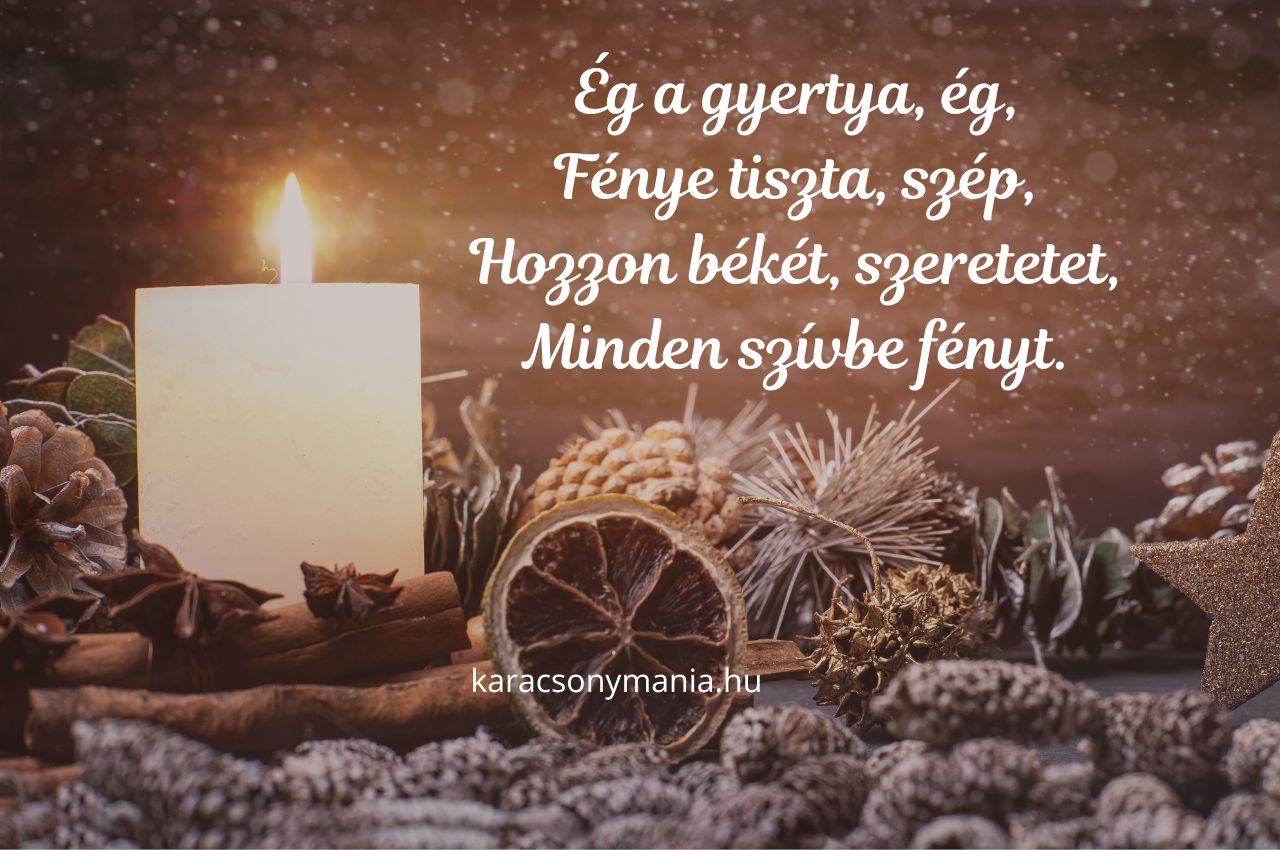 adventi vers ég a gyertya ég